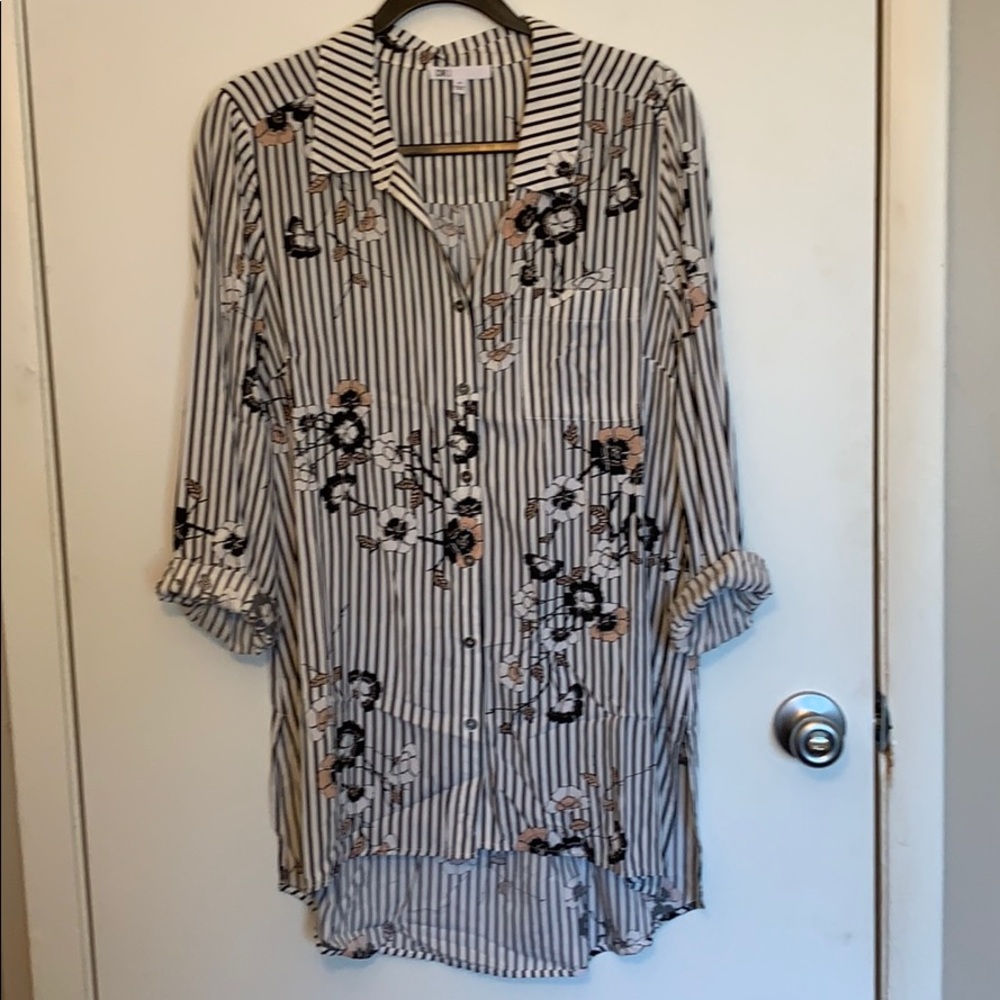 Button down tunic